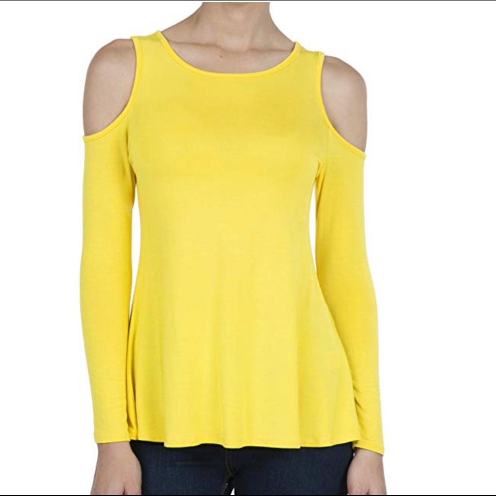 Cold Shoulder Tunic Top, Long Sleeve Any Occasion